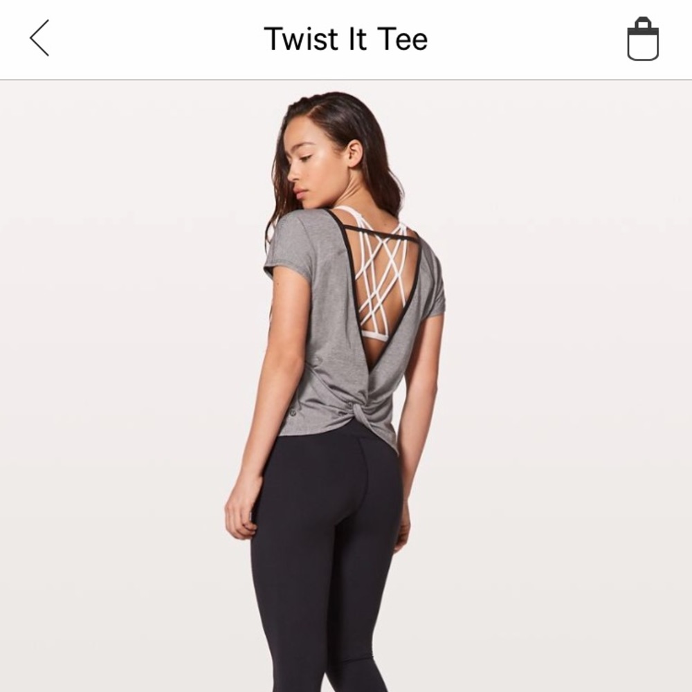 Lululemon twist it tee